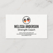 ダンベル重量 | ジムフィットネストレーナー 名刺 (裏面)