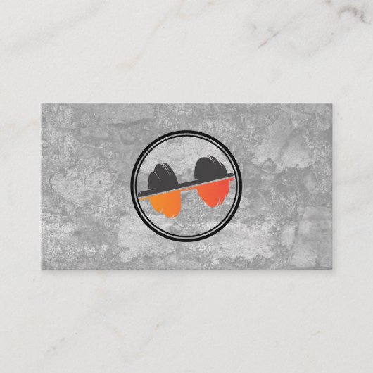 ダンベル重量 | ジムフィットネストレーナー 名刺 (正面)