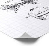 ダンベル1928パテントアート – 並んだペッパー ポスター (角)