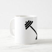 ダンベル コーヒーマグカップ (正面左)
