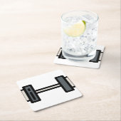 ダンベル スクエアペーパーコースター (インサイチュ)