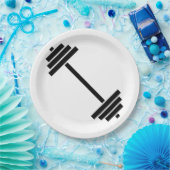 ダンベル ペーパープレート (パーティー)