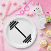 ダンベル ペーパープレート (パーティー)