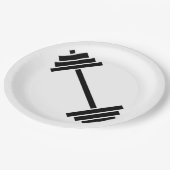 ダンベル ペーパープレート (アングル)