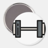 ダンベル マグネット (正面/裏面)