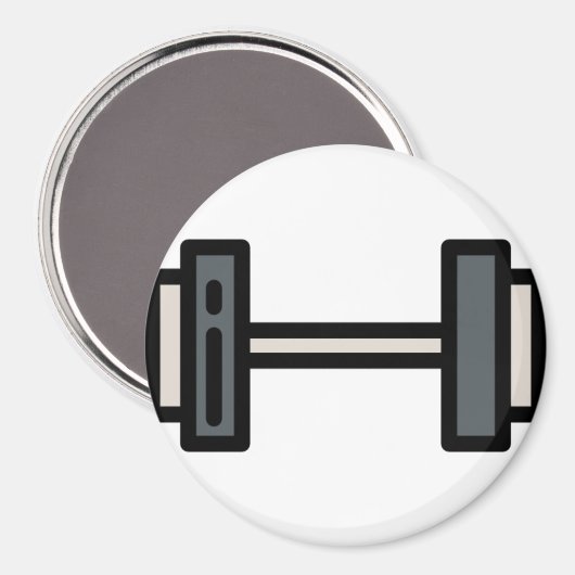 ダンベル マグネット (正面/裏面)