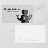 ダンベル |取り組んでいるユーザー 名刺 (正面/裏面)