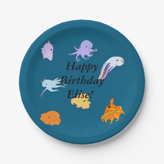 ダンボオクトプス ペーパープレート (正面)