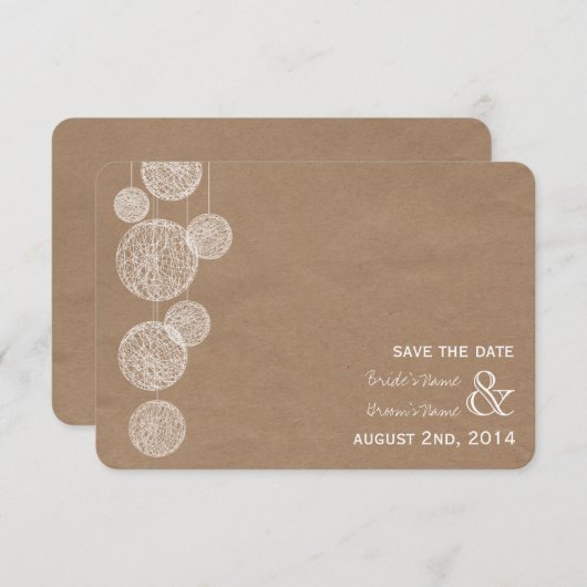 ダンボーインスパイアドのトイングローブは日付を保存 セーブザデート (正面/裏面)