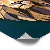 ダンボールライオン陛下 ポスター (角)