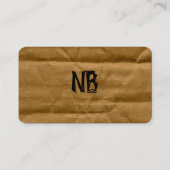 ダンボール名刺 名刺 (裏面)