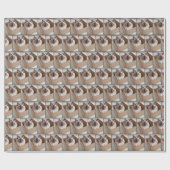 ダンボール箱に入れたラグドール猫 ラッピングペーパー (フラット)