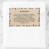 ダンボール素材製品ラベル天然葉製品 長方形シール (バッグ)