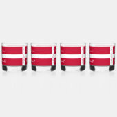 ダンマークグルンドロフスダグデンマーク国旗 ウイスキーグラス (左)