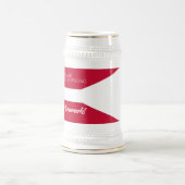 ダンマークグルンドロフスダグデンマーク国旗 ビールジョッキ (中央)