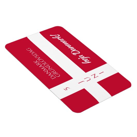 ダンマークグルンドロフスダグデンマーク国旗 マグネット (右側)