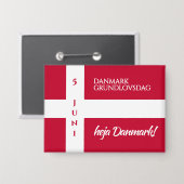 ダンマークグルンドロフスダグデンマーク国旗 缶バッジ (正面/裏面)