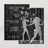 ダンモダンサヒップホップアーバンクラブVIP招待状 招待状 (正面/裏面)