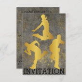 ダンモダンサヒップホップアーバンクラブVIP招待状 招待状 (正面/裏面)