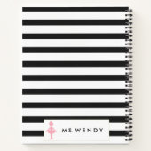 ダンモダンス先生パーソナライズされた ノートブック (裏面)