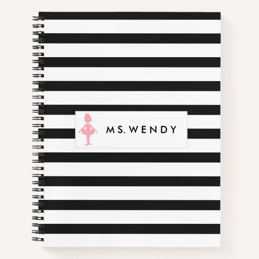 ダンモダンス先生パーソナライズされた ノートブック (正面)