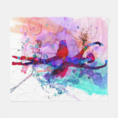 ダンユニークス好きの贈り物 |パーフェクトギフトアイディア フリースブランケット (正面(横))