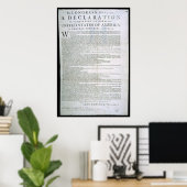 ダンラップによる独立宣言 ポスター (ホームオフィス)