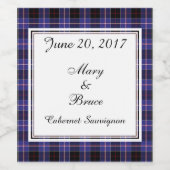 ダンラップスコティッ結婚トのワインラベル ワインラベル (シングルラベル)