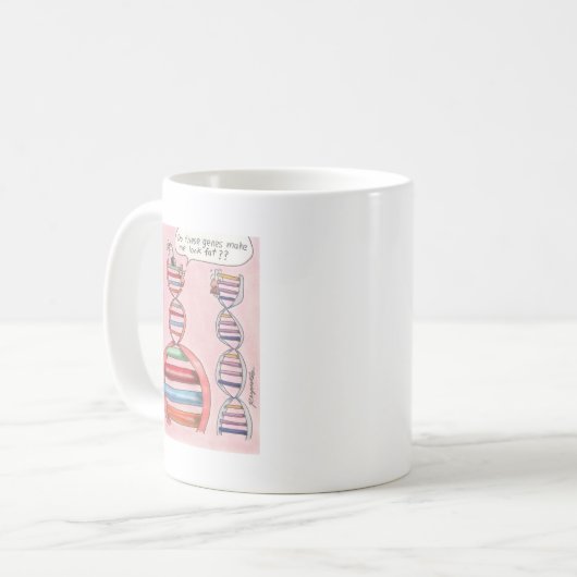 ダンレイノルズ|のマグ|はこれらの遺伝子を見させます私をします コーヒーマグカップ (正面左)
