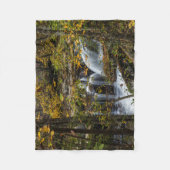 ダンロップクリーク秋 |ウェストバージニア フリースブランケット (正面)