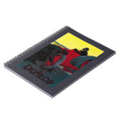 ダンロップヴィンテージポスターヨーロッパ ノートブック (左側)