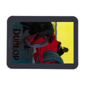 ダンロップヴィンテージポスターヨーロッパ マグネット (横)