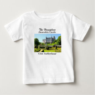 ダンロビンキャッスルクラン・サザーランド ベビーTシャツ