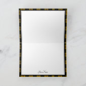 ダンヴィーガン城 マクリー・クラン 折りたたみ式グリーティングカード カード (内部)