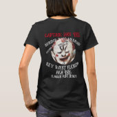 ダン船長ブリトータコエンチラーダキリスト Tシャツ (裏面)