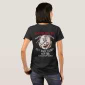 ダン船長ブリトータコエンチラーダキリスト Tシャツ (裏面フル)