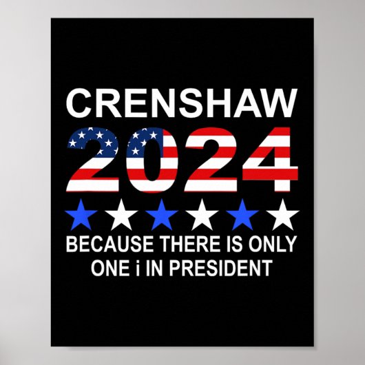 ダン・クレンショー 2024年大統領選挙 7月4日 R ポスター (正面)