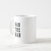 ダン・ザ・マン コーヒーマグカップ (正面左)