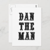 ダン・ザ・マン ポストカード (正面/裏面)