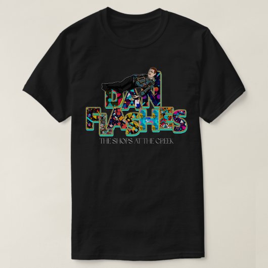 ダン・フラッシュ Tシャツ (デザイン正面)