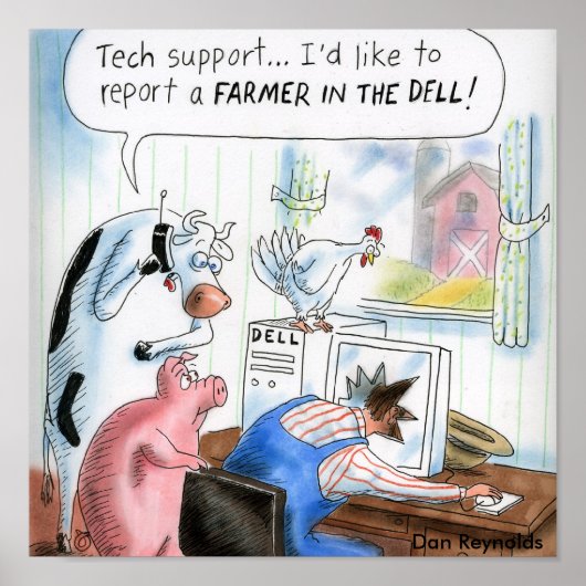 ダン・レイノルズ |ポスター |デルの農家 ポスター (正面)