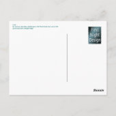 ダン・レノ氏のマザーグース ポストカード (裏面)