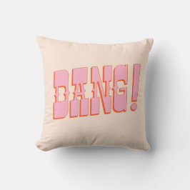 ダン！(西サロンフォント、レトロモダンカラー) クッション