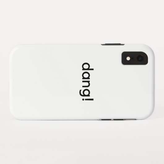 ダン! Case-Mate iPhoneケース (裏面(横))