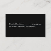 ダヴィグレイモノグラムスクエア 名刺 (裏面)