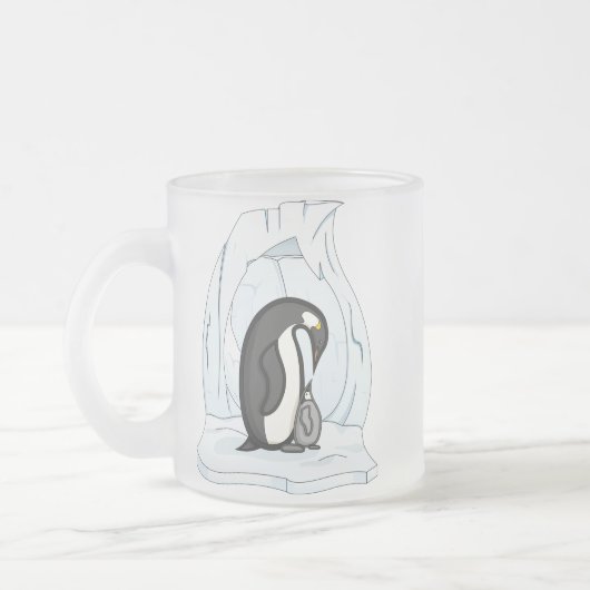 ダヴィンとアニーのペンギンマグ フロストグラスマグカップ (左)