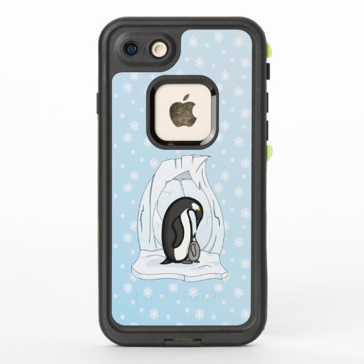 ダヴィンとアニーのペンギン Lifeproofケース LifeProof iPhoneケース (裏面)