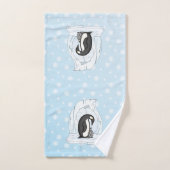 ダヴィンとアニー・ザ・ペンギンのタオル・セット バスタオルセット (ハンドタオル)