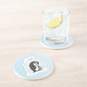 ダヴィンとアニー・ザ・ペンギン砂岩コースター コースター (側面)