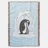ダヴィンアンドアニーザペンギンブランケット スローブランケット (正面縦)